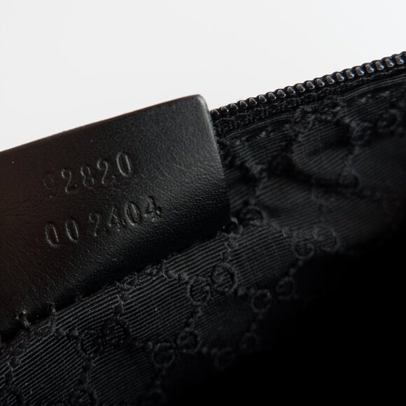 Authentic Preowned Gucci Black Denim/ Leather Sherry Line Micro Shoulder Bag - Picture 15 of 16